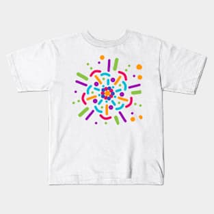 Happy pattern color cute Kids T-Shirt